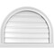 Ekena Millwork Round Top Surface Mount PVC Gable Vent: Functional, w/ 2"W x 2"P Brickmould Sill Frame, 26"W x 20"H GVPRT26X2003SF - alternate 1